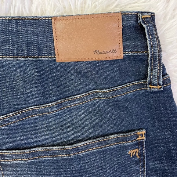 MADEWELL Women’s Curvy High-Rise Skinny Blue Denim Jeans 29 Tall - Picture 9 of 15